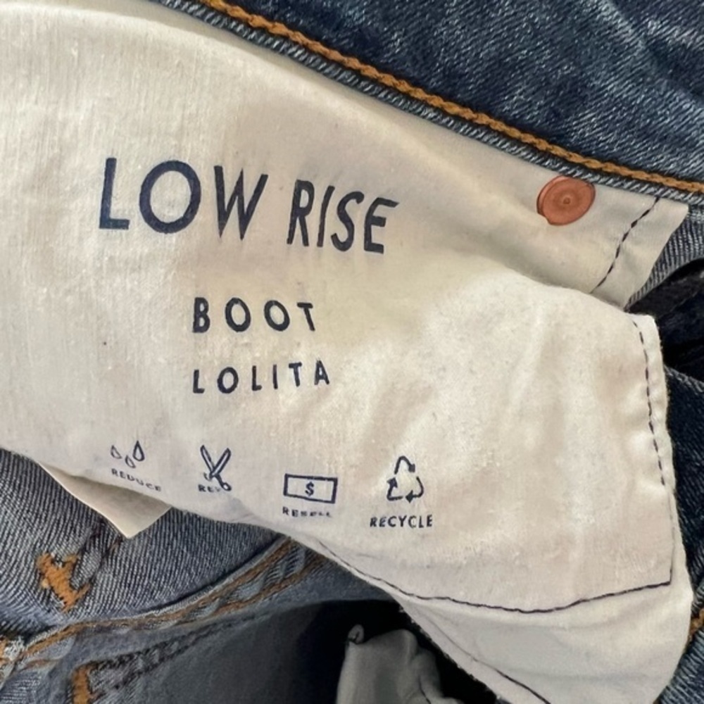 Lucky Brand Lolita Low Rise Boot Raw Hem 0/25 - Picture 12 of 13